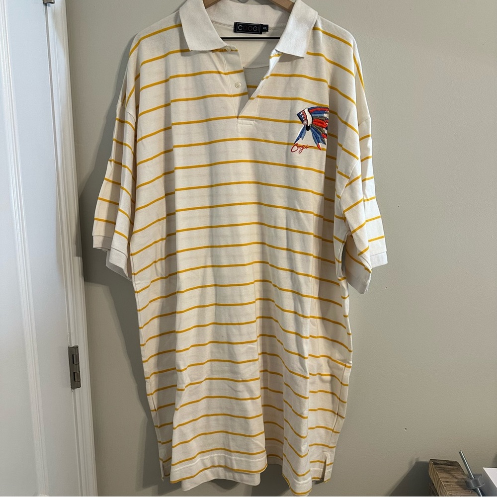 COOGI Striped Polo Shirt size 4X